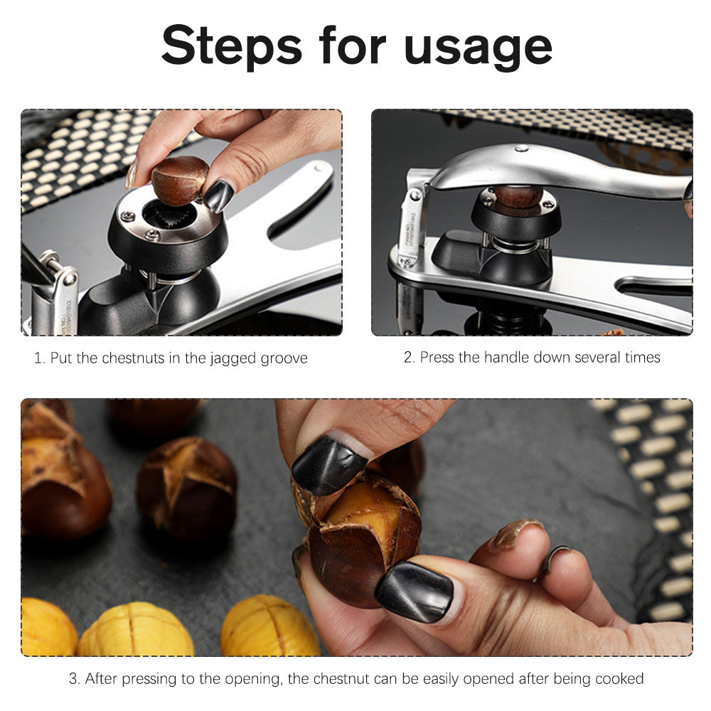 Stainless Steel Chestnut Clamp Multifunctional Nut Opening Device