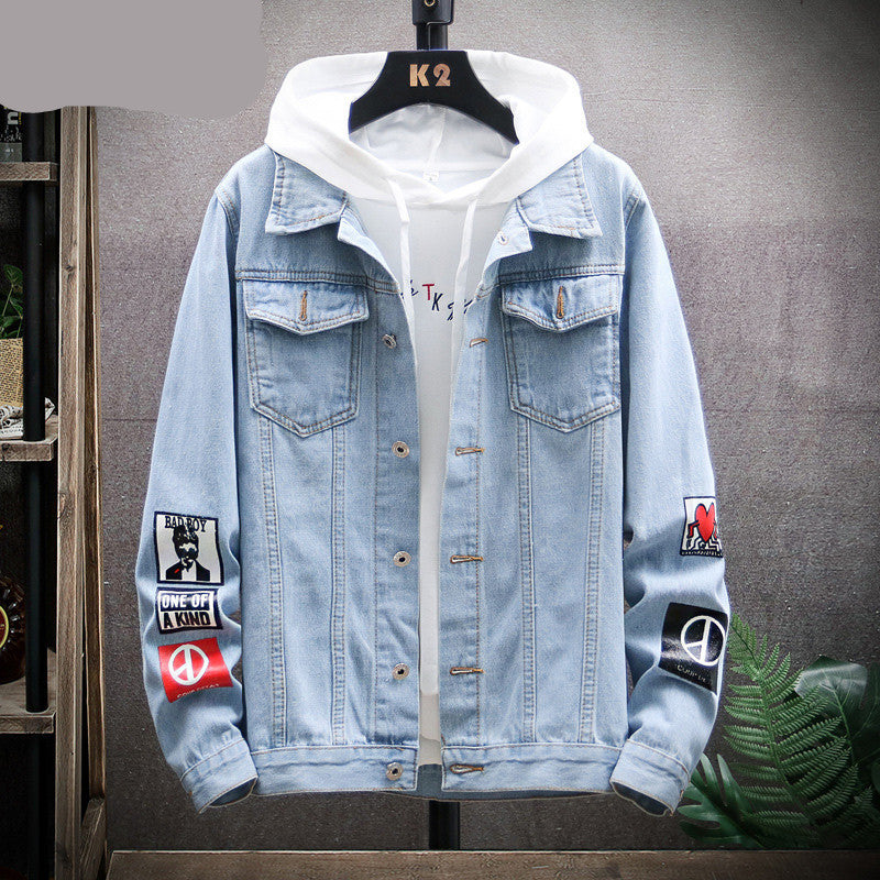 Loose denim jacket