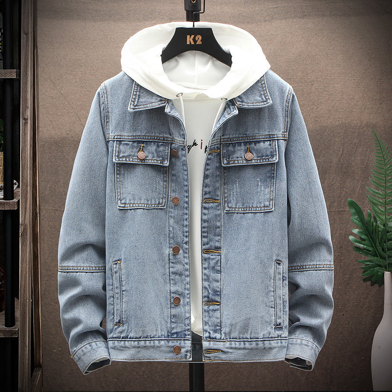 Loose denim jacket