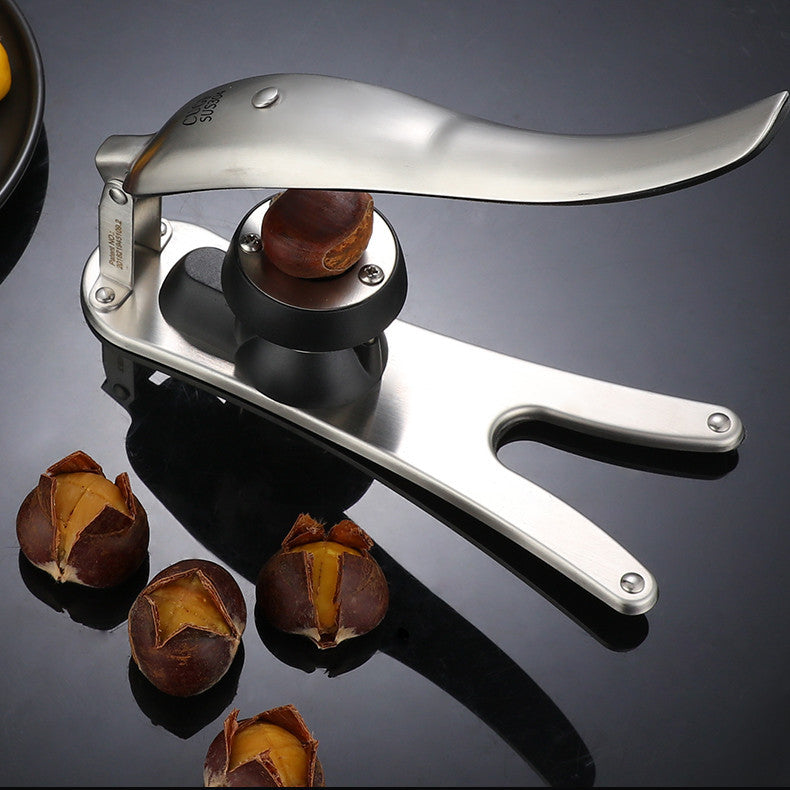 Stainless Steel Chestnut Clamp Multifunctional Nut Opening Device