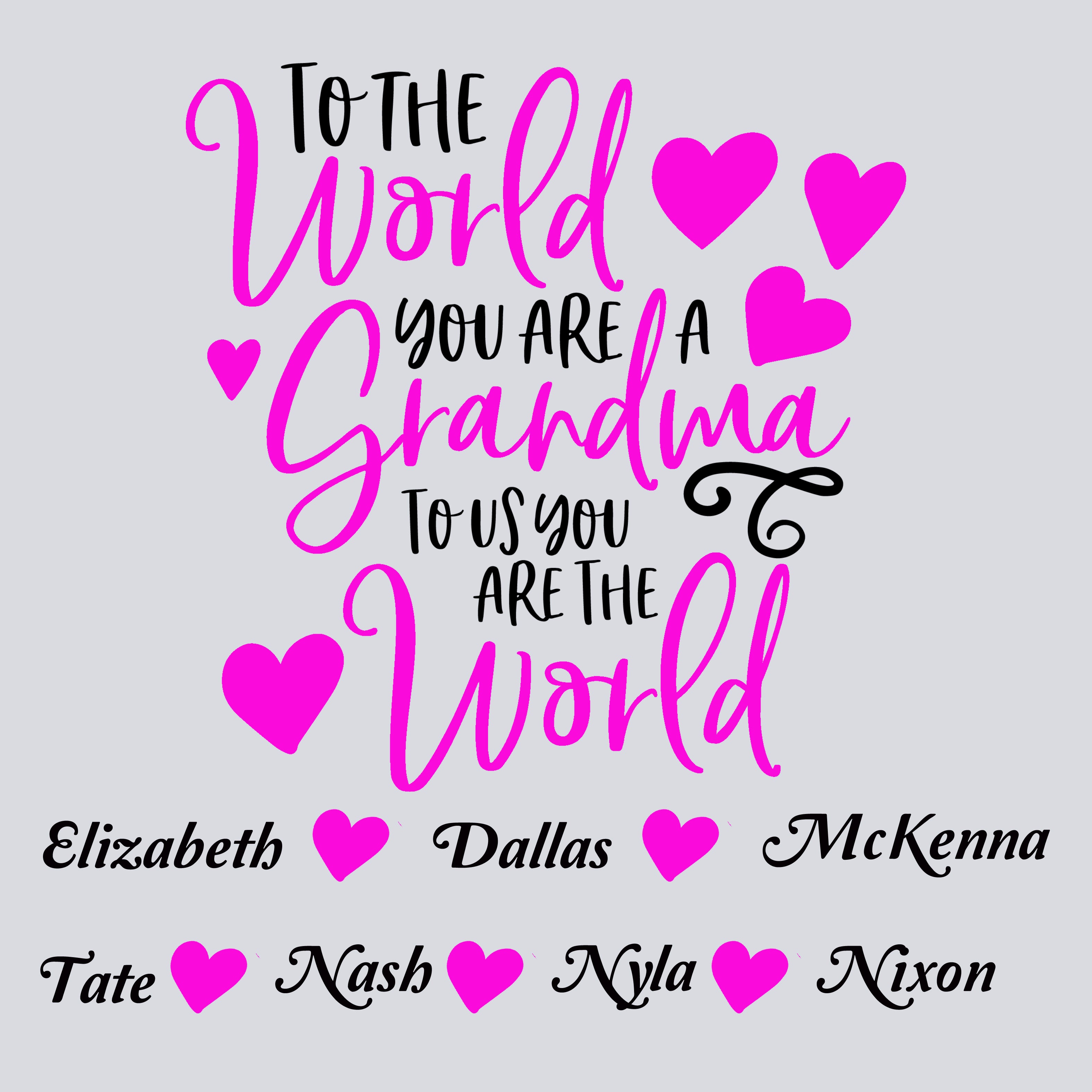 My Favorite People Call me Grandma